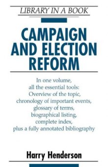 Campaign and Election Reform (Library in a Book)
