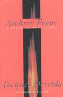 Archive fever : a Freudian impression