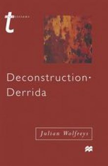 Deconstruction · Derrida
