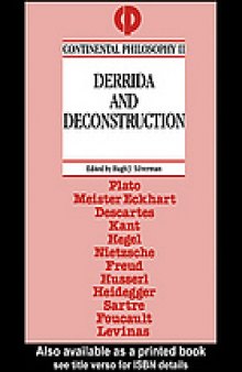 Derrida and deconstruction
