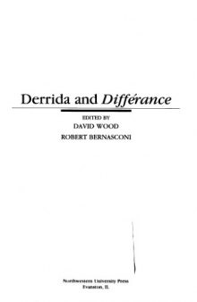 Derrida and Differance