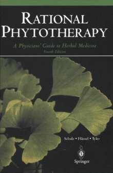 Rational Phytotherapy: A Physician's Guide to Herbal Medicine