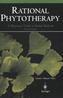 Rational Phytotherapy: A Physicians’ Guide to Herbal Medicine