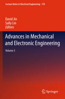 Advances in Mechanical and Electronic Engineering: Volume 3