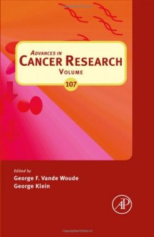 Advances in Cancer Research, Vol. 107