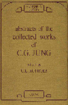 Abstracts of the Collected Works of C.G. Jung