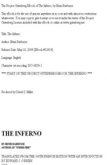 The Inferno (a.k.a. Hell)