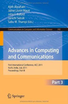 Advances in Computing and Communications: First International Conference, ACC 2011, Kochi, India, July 22-24, 2011, Proceedings, Part III