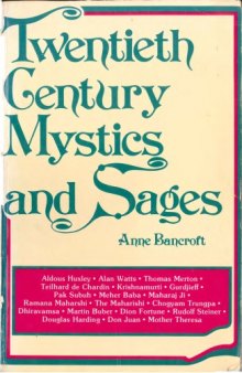 Twentieth Century Mystics and Sages