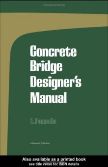 Concrete Bridge Designer's Manual