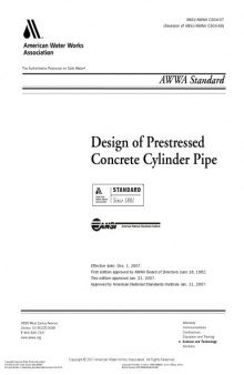 Design of Prestressed  Concrete Cylinder Pipe