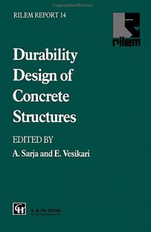 Durability Design of Concrete Structures (Rilem Report)