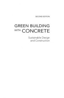 Green building with concrete : sustainable design and construction