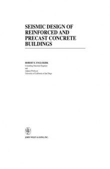 Seismic Design of Reinforced and Precast Concrete Buildings