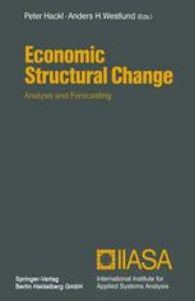 Economic Structural Change: Analysis and Forecasting