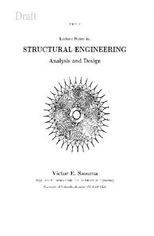 Lecture Notes in Structural Engineering: Analysis and Desig