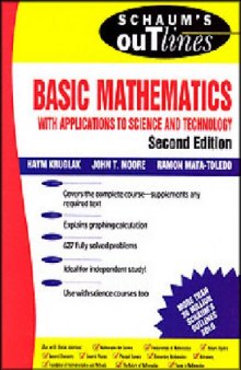 Basic Mathematics with Applns to Science and Technology [Schaum's Outlines]
