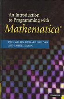An introduction to programming with Mathematica