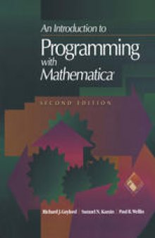An Introduction to Programming with Mathematica®