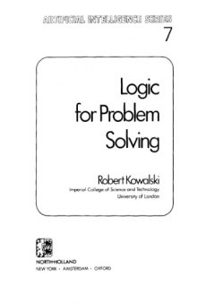 Logic for problem solving