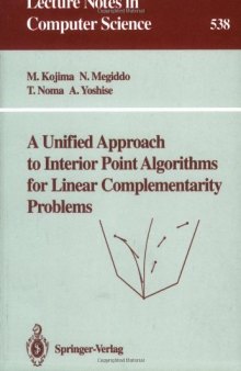 A Unified Approach to Interior Point Algorithms for Linear Complementarity Problems