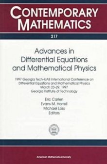 Advances in Differential Equations and Mathematical Physics: 1997 Georgia Tech-Uab International Conference on Differential Equations and Mathematical