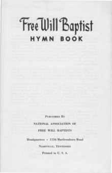 Rejoice : the Free Will Baptist hymn book