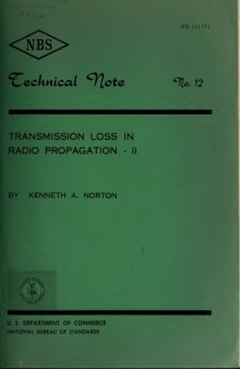 Transmission Loss in Radio Propagation: II