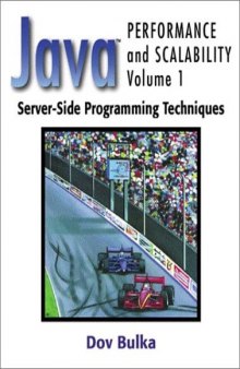 Server-Side Programming Techniques Java(TM) Performance and Scalability