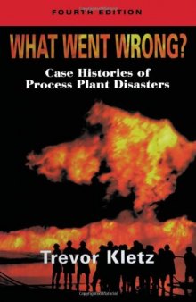 What Went Wrong?, : Case Studies of Process Plant Disasters