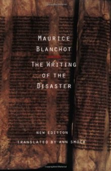 The Writing of the Disaster