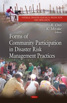 Forms of Community Participation in Disaster Risk Management Practices (Natural Disaster Research, Prediction and Mitigation)