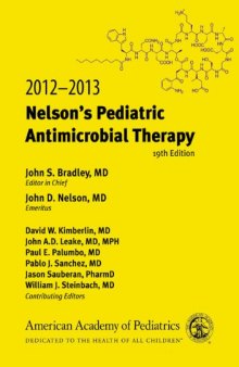 2012-2013 Nelson's Pediatric Antimicrobial Therapy, 19th Edition