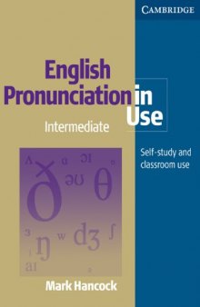 English Pronunciation in Use Pack Intermediate Book and Audio CDs