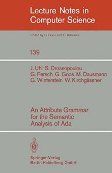 An Attribute Grammar for the Semantic Analysis of Ada