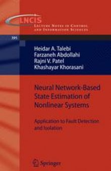 Neural Network-Based State Estimation of Nonlinear Systems: Application to Fault Detection and Isolation