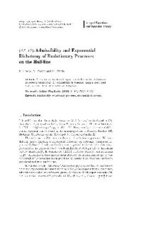 (Lp ,Lq)-Admissibility and Exponential Dichotomy of Evolutionary Processes on the Half-line