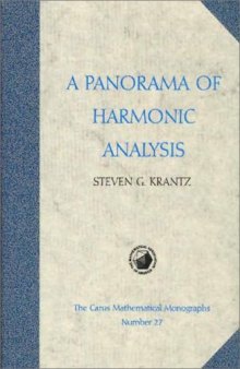 A panorama of harmonic analysis