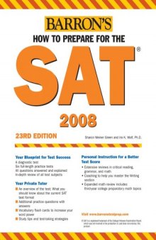 How to Prepare for the SAT: 2007-2008 