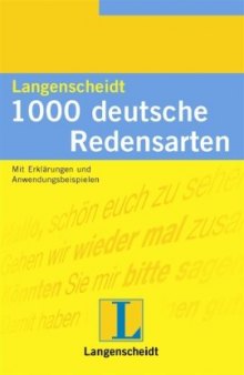 1000 Deutsche Redensarten (German Edition)