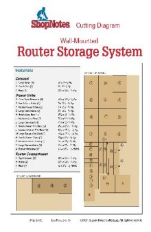 Woodworking Shopnotes 063 - Router storage drawing
