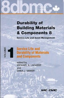Durability of Building Materials and Components 8: Service life and durability of materials and components