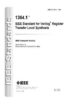 1364.1-2002 IEEE Standard for Verilog Register Transfer Level Synthesis