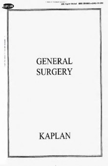 Kaplan USMLE Step 2: General Surgery