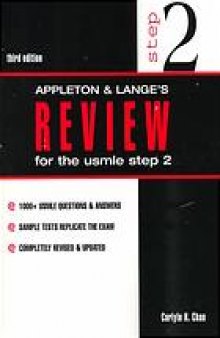 Appleton & Lange's review for the USMLE step 2