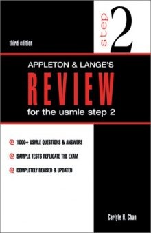 Appleton & Lange's Review for the USMLE Step 2 - 3rd Edition