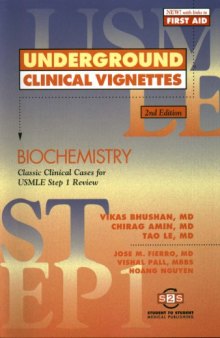 Blackwell's underground clinical vignettes : biochemistry