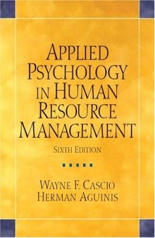 Applied Psychology in Human Resource Management (6th Edition)