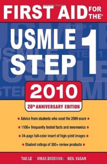 First Aid for the USMLE Step 1, 2010 (First Aid USMLE)  