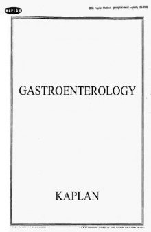 Kaplan USMLE Step 2: Gastroenterology, 2001